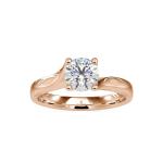 Custom Made Naomi Solitaire Engagement Moissanite Ring by Solitairz Affair