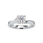 Custom Made Naomi Solitaire Engagement Moissanite Ring by Solitairz Affair