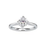 Custom Made Beth Solitaire Engagement Moissanite Ring by Solitairz Affair