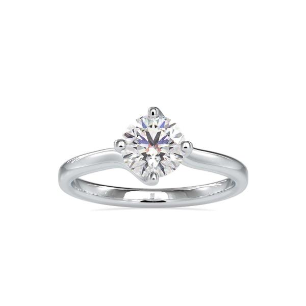 Custom Made Beth Solitaire Engagement Moissanite Ring by Solitairz Affair