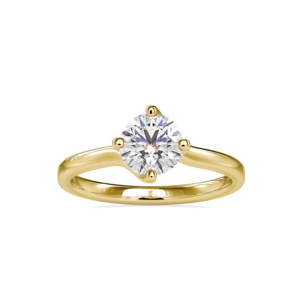 Custom Made Beth Solitaire Engagement Moissanite Ring by Solitairz Affair