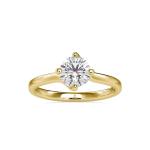 Custom Made Beth Solitaire Engagement Moissanite Ring by Solitairz Affair