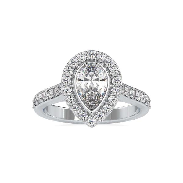 Custom Made Spear Moissanite Ring by Solitairz Affair