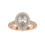 Custom Made Spear Moissanite Ring by Solitairz Affair