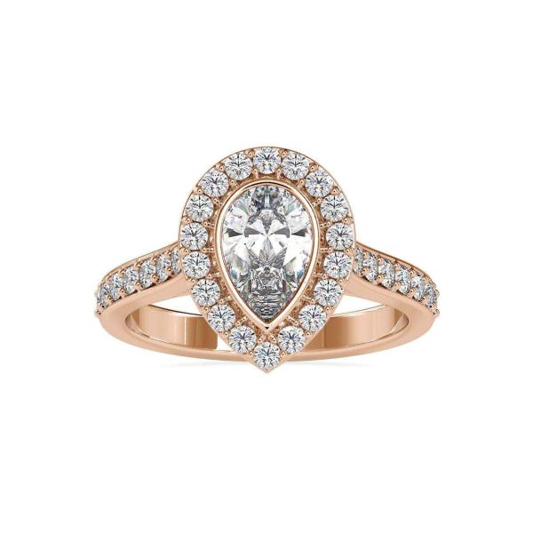 Custom Made Spear Moissanite Ring by Solitairz Affair