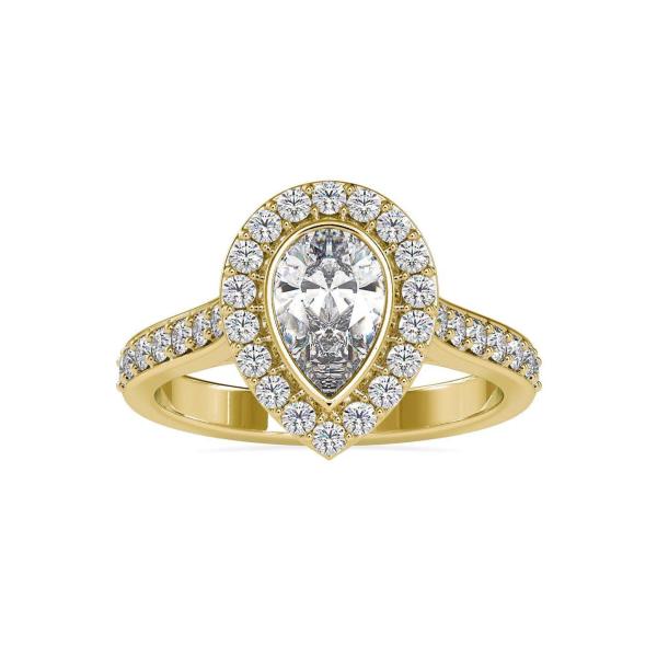 Custom Made Spear Moissanite Ring by Solitairz Affair