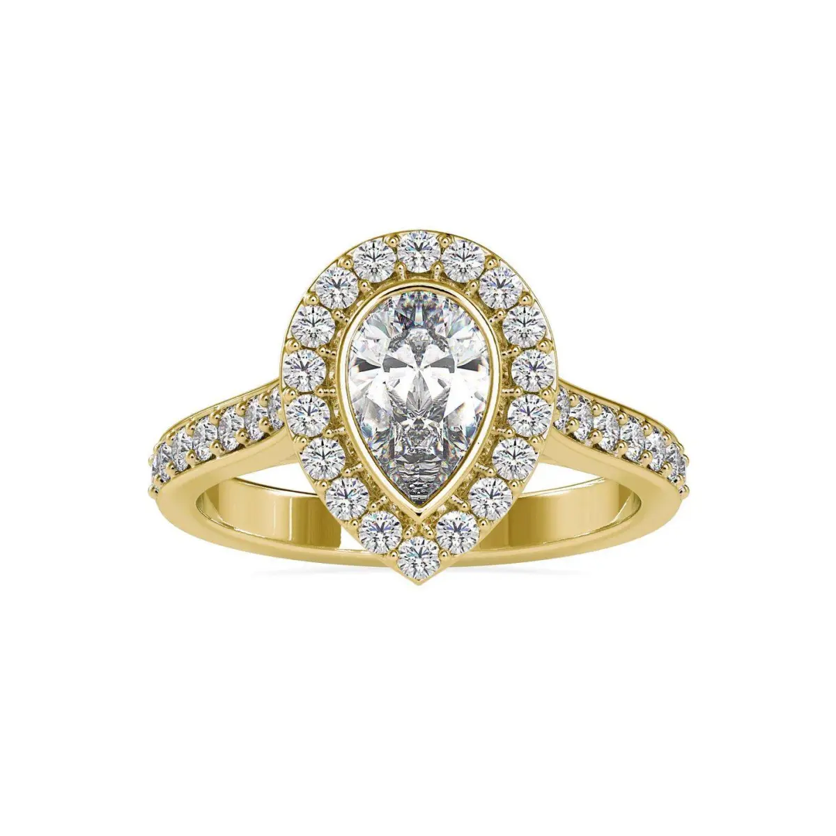 Custom Made Spear Moissanite Ring by Solitairz Affair