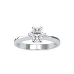 Custom Made Bianca Solitaire Engagement Moissanite Ring by Solitairz Affair