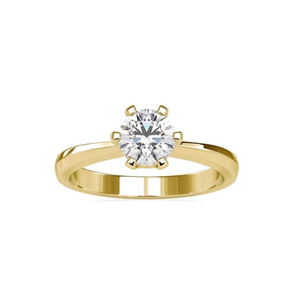 Custom Made Bianca Solitaire Engagement Moissanite Ring by Solitairz Affair