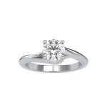 Custom Made Leslie Solitaire Engagement Moissanite Ring by Solitairz Affair