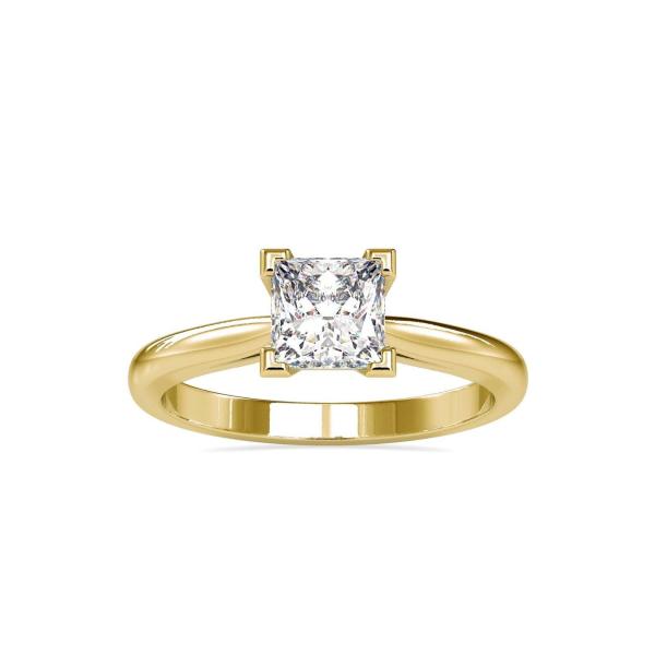 Custom Made Arch Solitaire Engagement Moissanite Ring by Solitairz Affair