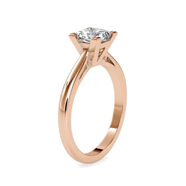 Custom Made Arch Solitaire Engagement Moissanite Ring by Solitairz Affair
