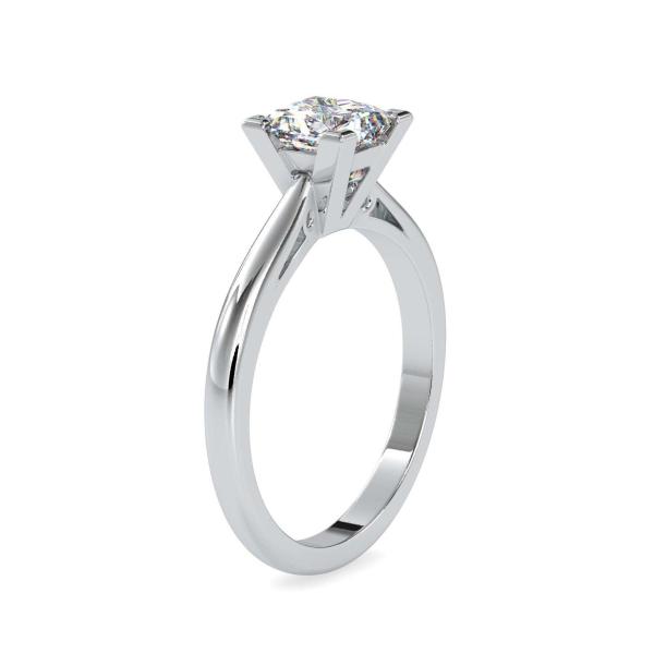 Custom Made Arch Solitaire Engagement Moissanite Ring by Solitairz Affair