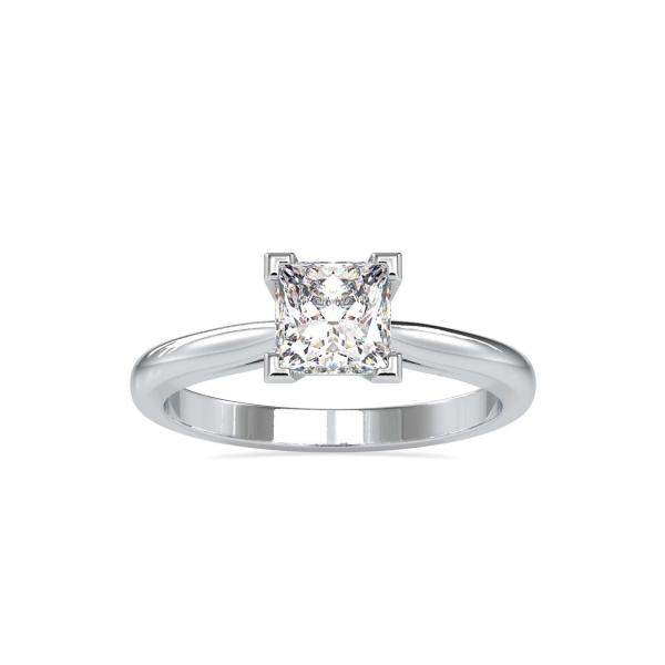 Custom Made Arch Solitaire Engagement Moissanite Ring by Solitairz Affair