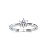 Custom Made Paula Solitaire Engagement Moissanite Ring by Solitairz Affair