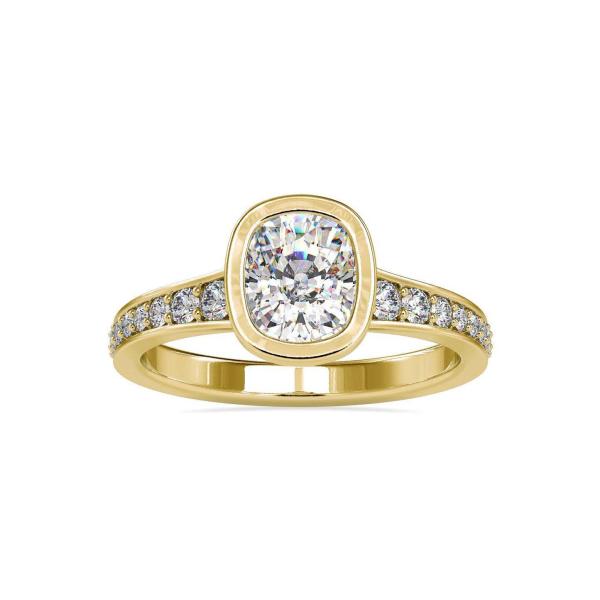 Custom Made Harper Solitaire Engagement Moissanite Ring by Solitairz Affair