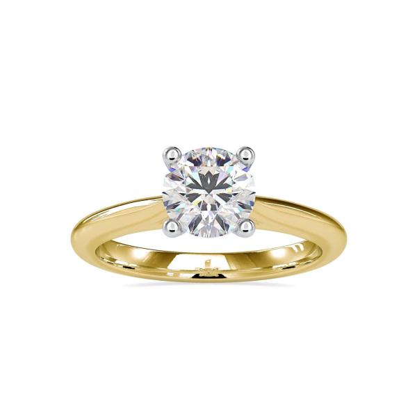 Custom Made Sofia Solitaire Engagement Moissanite Ring by Solitairz Affair