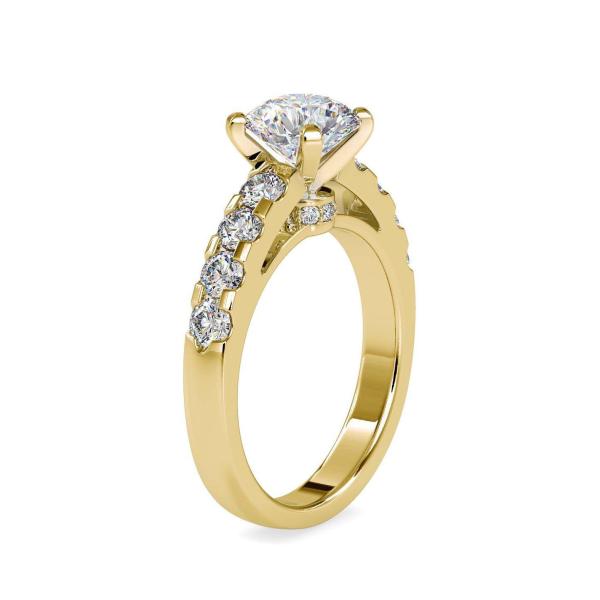 Custom Made Stella Solitaire Engagement Moissanite Ring by Solitairz Affair