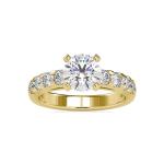 Custom Made Stella Solitaire Engagement Moissanite Ring by Solitairz Affair