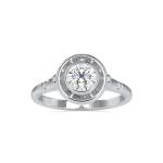 Custom Made Maya Solitaire Engagement Moissanite Ring by Solitairz Affair