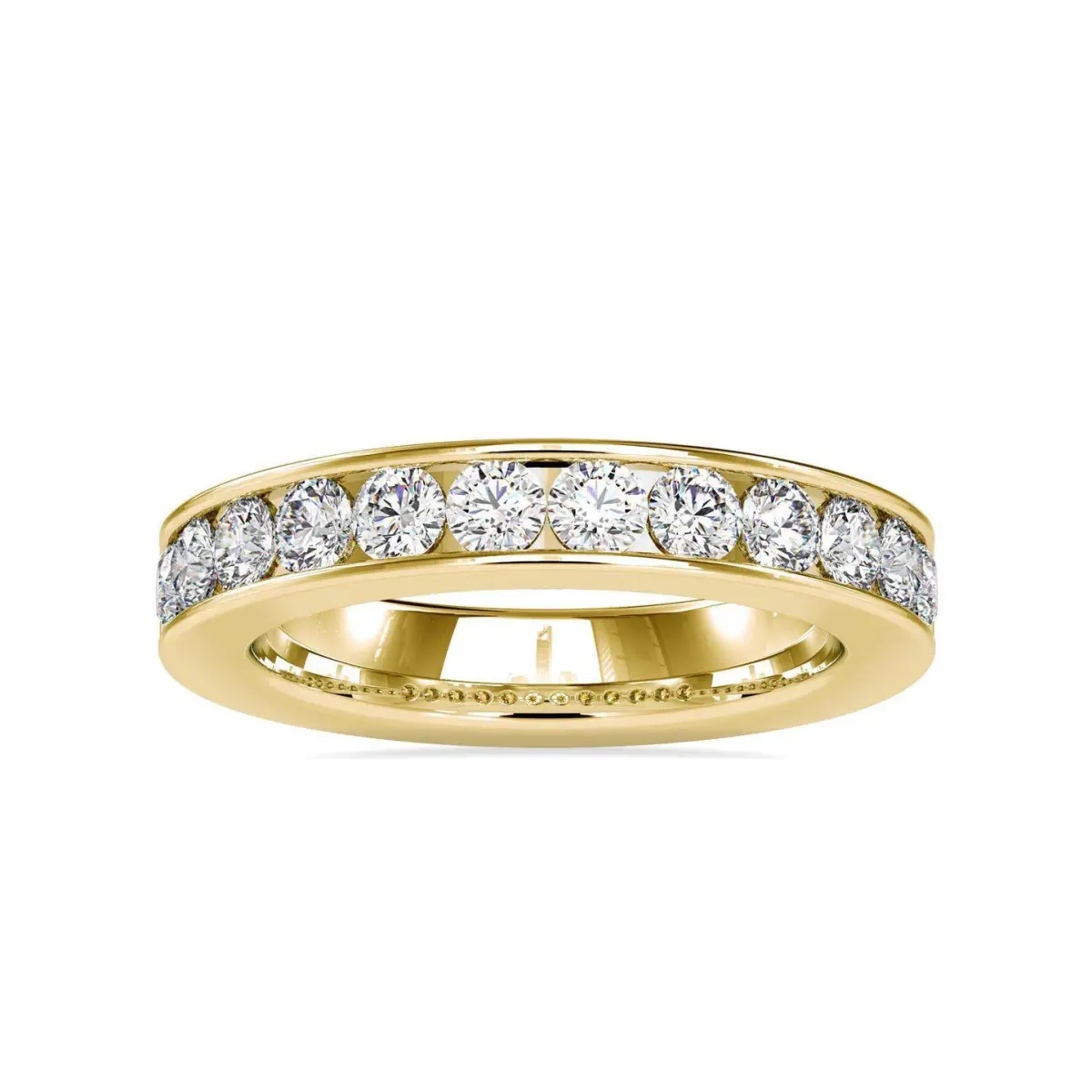 Custom Made Consummate Eternity Moissanite Ring by Solitairz Affair