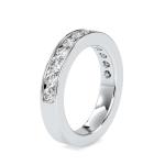 Custom Made Consummate Eternity Moissanite Ring by Solitairz Affair