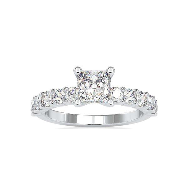 Custom Made Katie Solitaire Engagement Moissanite Ring by Solitairz Affair