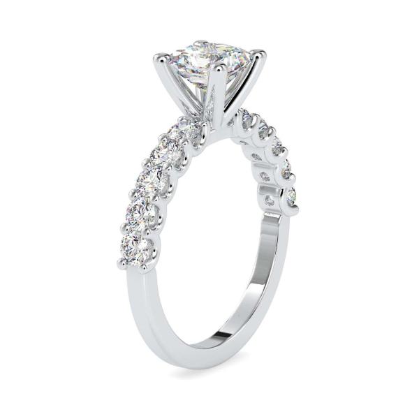 Custom Made Katie Solitaire Engagement Moissanite Ring by Solitairz Affair