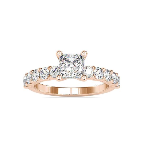 Custom Made Katie Solitaire Engagement Moissanite Ring by Solitairz Affair