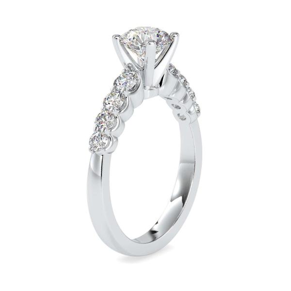 Custom Made Aria Solitaire Engagement Moissanite Ring by Solitairz Affair