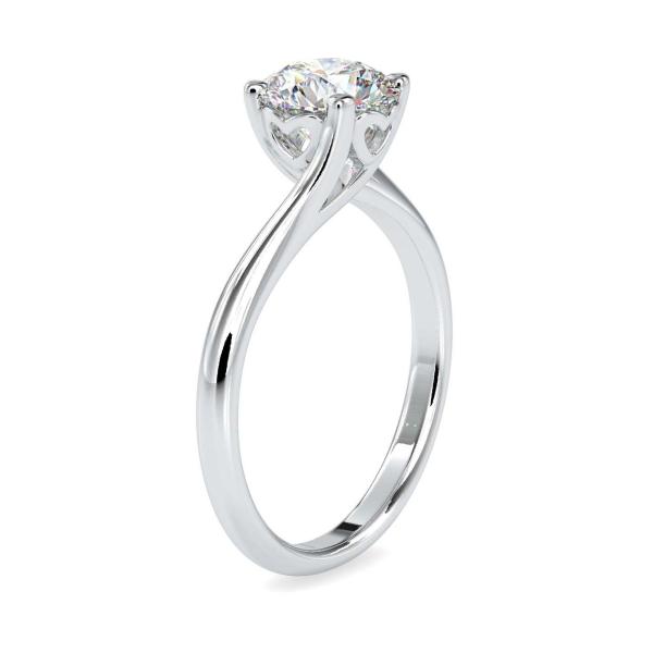 Custom Made Kiara Solitaire Engagement Moissanite Ring by Solitairz Affair