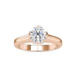 Custom Made Alice Solitaire Engagement Moissanite Ring by Solitairz Affair