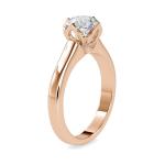 Custom Made Alice Solitaire Engagement Moissanite Ring by Solitairz Affair