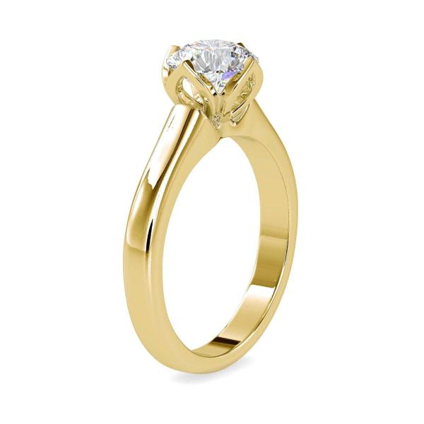 Custom Made Alice Solitaire Engagement Moissanite Ring by Solitairz Affair