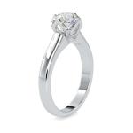 Custom Made Alice Solitaire Engagement Moissanite Ring by Solitairz Affair