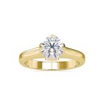 Custom Made Alice Solitaire Engagement Moissanite Ring by Solitairz Affair