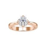 Custom Made Mia Solitaire Engagement Moissanite Ring by Solitairz Affair