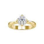 Custom Made Mia Solitaire Engagement Moissanite Ring by Solitairz Affair