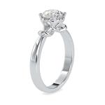 Custom Made Indefinite Solitaire Engagement Moissanite Ring by Solitairz Affair