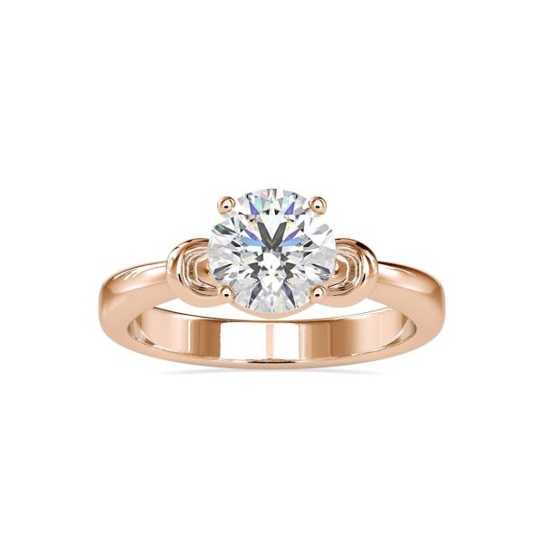 Custom Made Indefinite Solitaire Engagement Moissanite Ring by Solitairz Affair