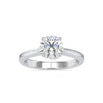 Custom Made Sunshine Solitaire Engagement Moissanite Ring by Solitairz Affair