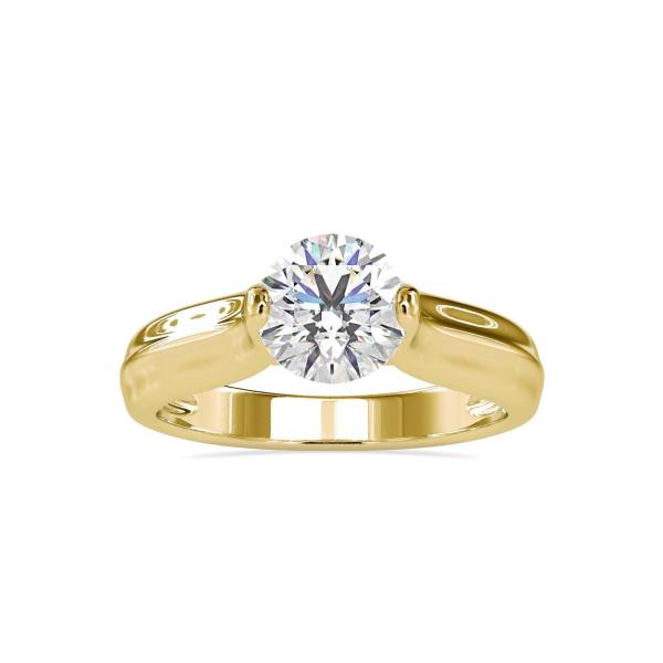 Custom Made Samara Solitaire Engagement Moissanite Ring by Solitairz Affair