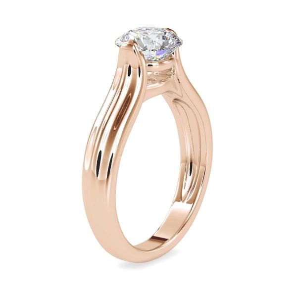 Custom Made Samara Solitaire Engagement Moissanite Ring by Solitairz Affair