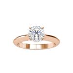 Custom Made Amorist Solitaire Engagement Moissanite Ring by Solitairz Affair