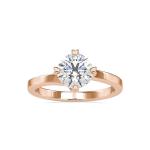 Custom Made Detached Solitaire Engagement Moissanite Ring by Solitairz Affair