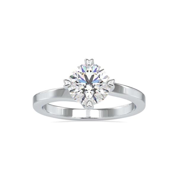 Custom Made Detached Solitaire Engagement Moissanite Ring by Solitairz Affair