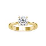 Custom Made Causeway Solitaire Engagement Moissanite Ring by Solitairz Affair