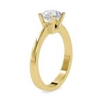 Custom Made Causeway Solitaire Engagement Moissanite Ring by Solitairz Affair