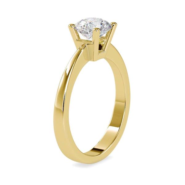 Custom Made Causeway Solitaire Engagement Moissanite Ring by Solitairz Affair