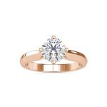 Custom Made Kelly Solitaire Engagement Moissanite Ring by Solitairz Affair